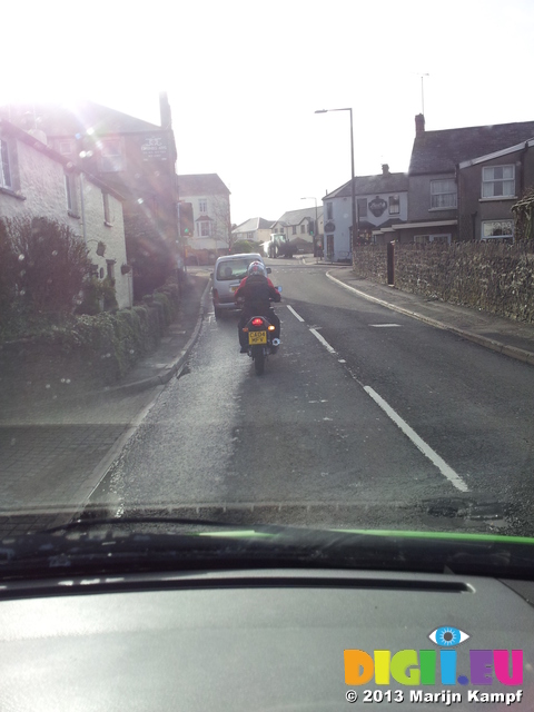 20130130_133536 Jenni driving her new bike back